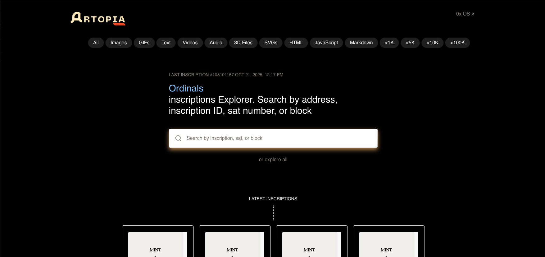 OrdExplorer Bitcoin
